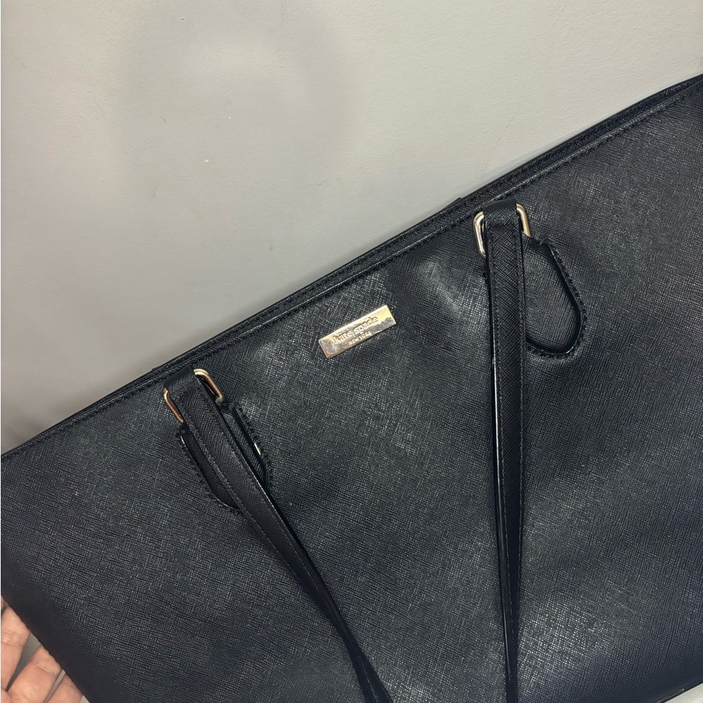 Kate Spade Black Saffiano Tote Bag